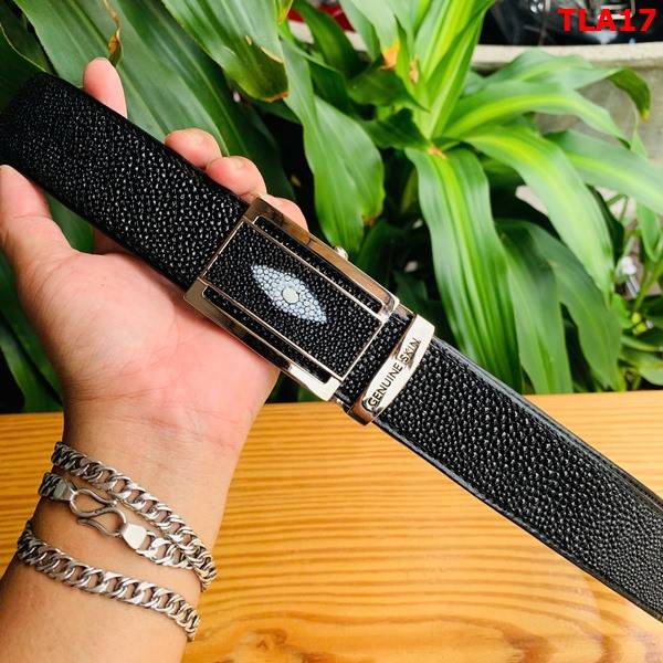 Dây nịt nam da cá đuối Thái Lan khóa tì tự động sang trọng