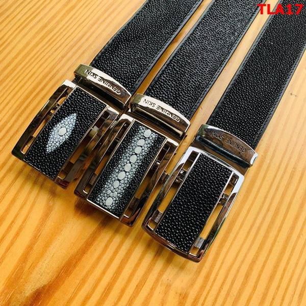Thắt lưng da cá đuối bản rộng đậm chất nam tính, hàng thủ công