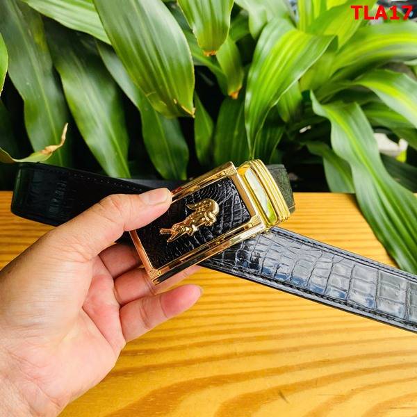 Thắt lưng da cá sấu FBA9B2 bền bỉ, sang trọng, cao cấp, lịch lãm.