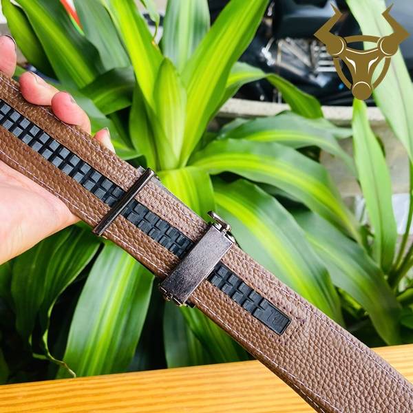 Thắt lưng da cá sấu FAA9B2 bền bỉ, sang trọng, cao cấp, lịch lãm.