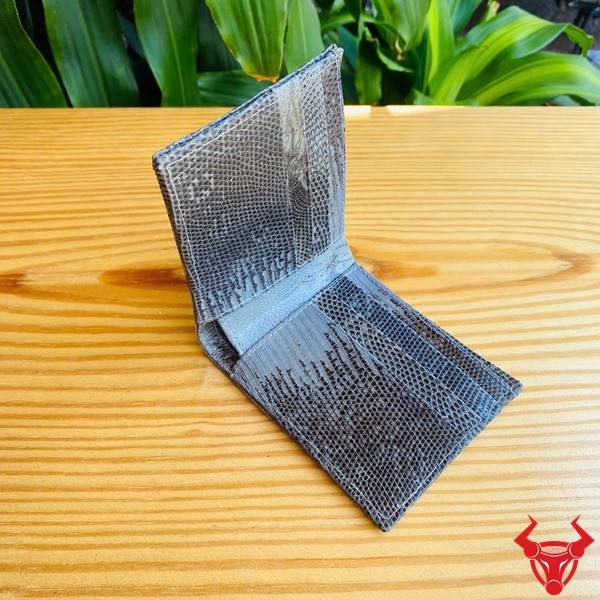 Ví da kỳ đà màu xám dành cho quý ông lịch lãm.