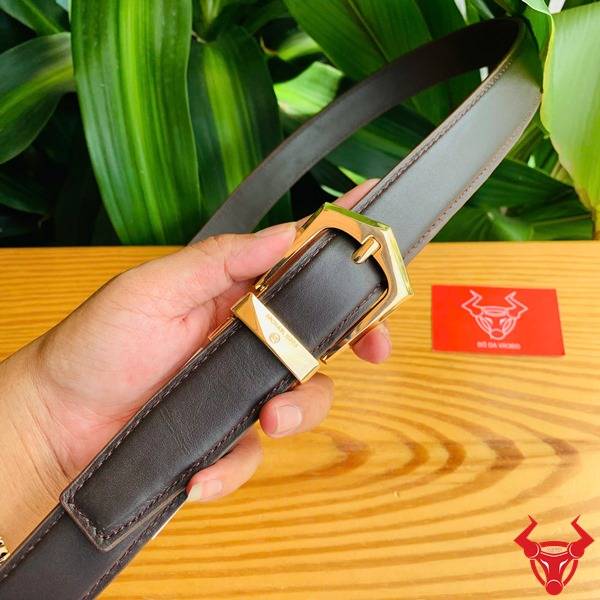 Thắt lưng nam da bò TLK45 bền đẹp, thời trang.