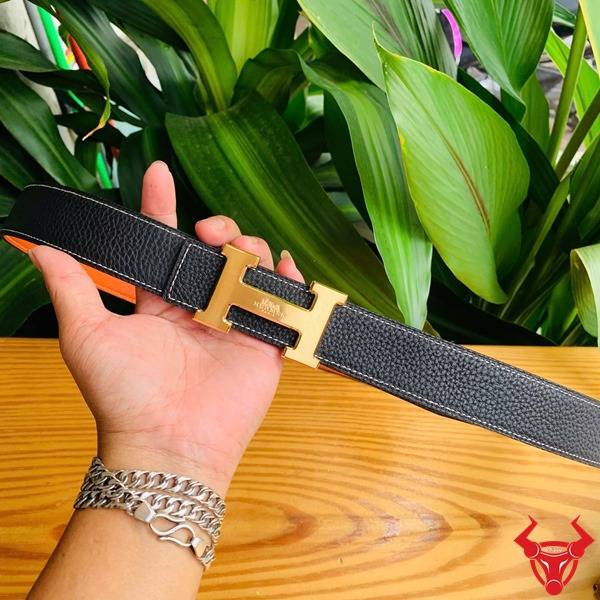 Thắt lưng TLK16 da bò thật mặt khóa đồng cao cấp.
