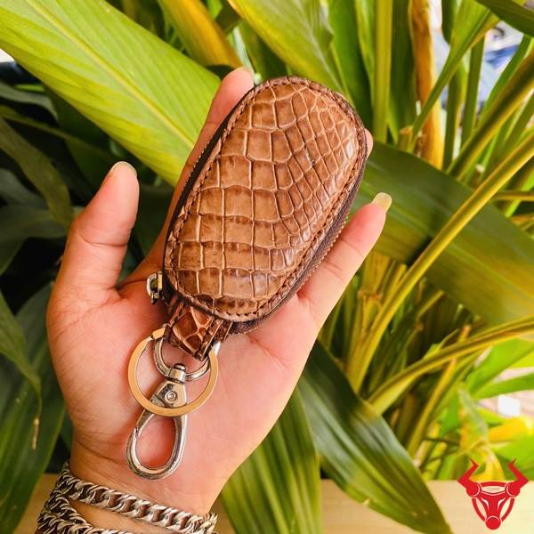 Bao Da Cá Sấu Độc Bản Cho Chìa Khóa Xe Bao da cá sấu smart key an toàn.