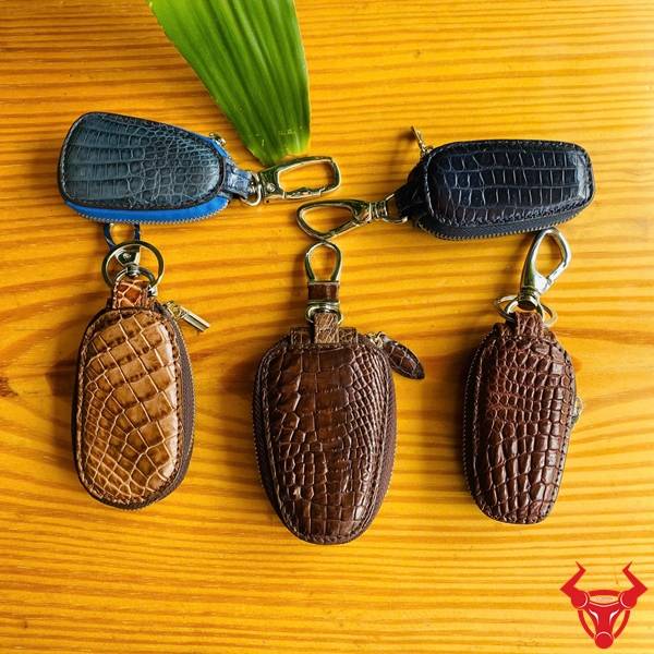 Bao Da Cá Sấu Đựng Chìa Khóa Ô Tô Cao Cấp Bao da cá sấu xứng tầm chủ xe.