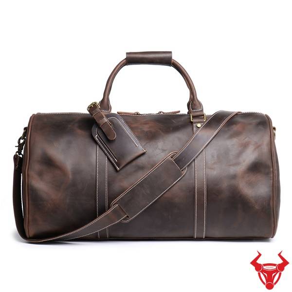 Túi xách du lịch size lớn da bò sáp TT10