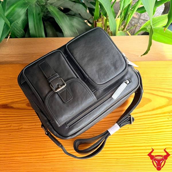 Túi Đeo Chéo Nam Da Bò Veg Gọn Nhẹ Túi đeo chéo nam da bò Veg gọn nhẹ