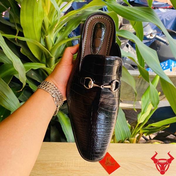 Giày sục cao cấp da cá sấu GDA8