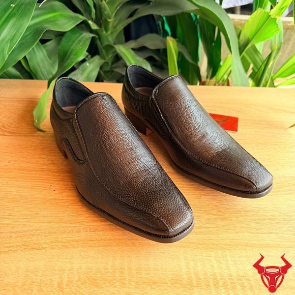 Giày Da Chân Đà Điểu Thủ Công Tinh Xảo Giày tây da đà điểu êm ái.