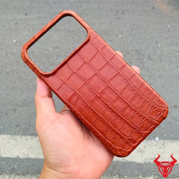 Ốp ELAA8 da cá sấu cho iPhone 17 Pro Max