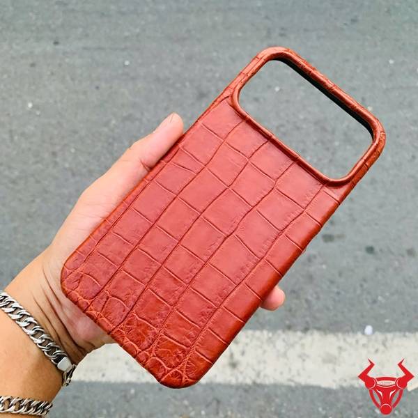 Ốp lưng da cá sấu ELAA8 phong cách doanh nhân