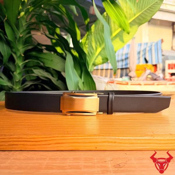 Thắt lưng nam da bò Nappa TLRN05 khóa tự động cao cấp.