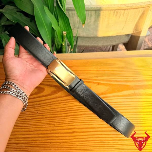 Thắt lưng nam da bò Nappa khóa tự động TLRN05 sang trọng.
