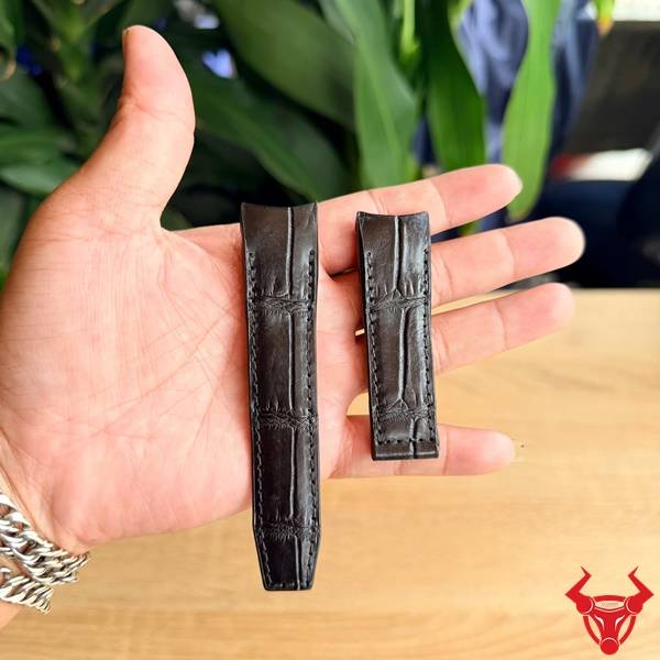 Dây đồng hồ da cá sấu DHYC04 sang trọng chuẩn form