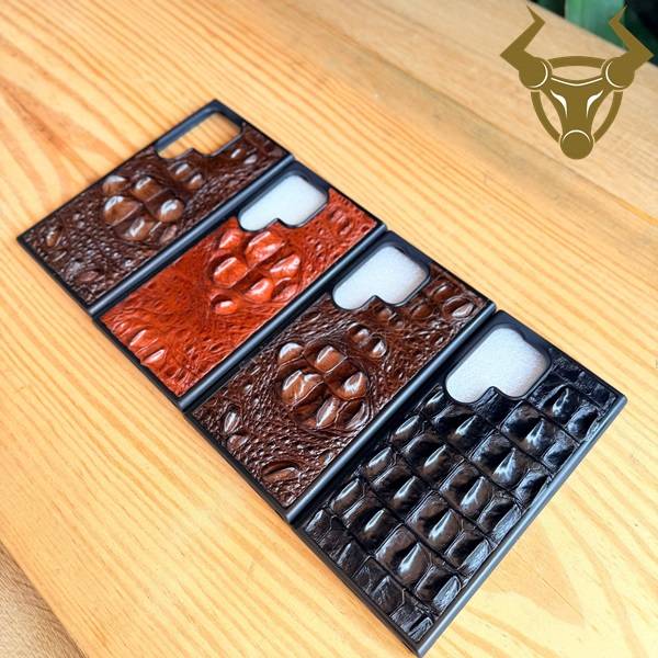 Ốp lưng S24 Ultra da cá sấu OSBA1 bảo vệ toàn diện