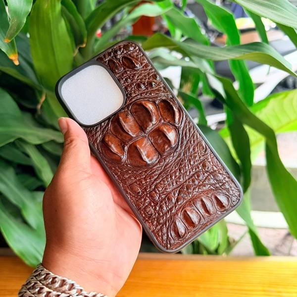Ốp lưng da cá sấu gù lưng bảo vệ iPhone 14 Pro Max