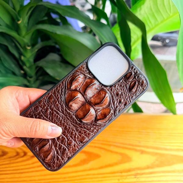 Ốp lưng da cá sấu cao cấp iPhone 14 Pro Max phong cách doanh nhân