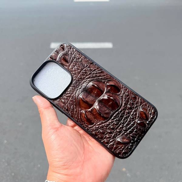 Ốp lưng cá sấu gù ngược iPhone 14 Pro Max phong cách