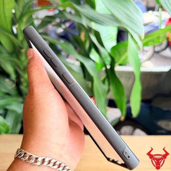 Ốp da cá sấu OSBA4 8 gù màu nâu nhạt tinh tế