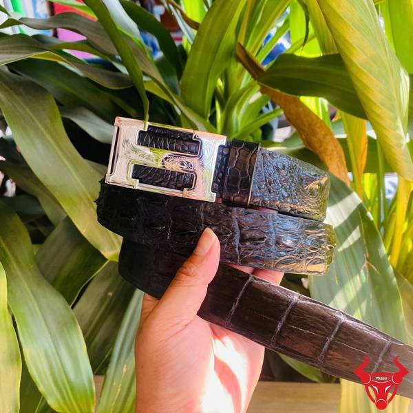 Thắt lưng da cá sấu gù TSK105 thời trang cao cấp