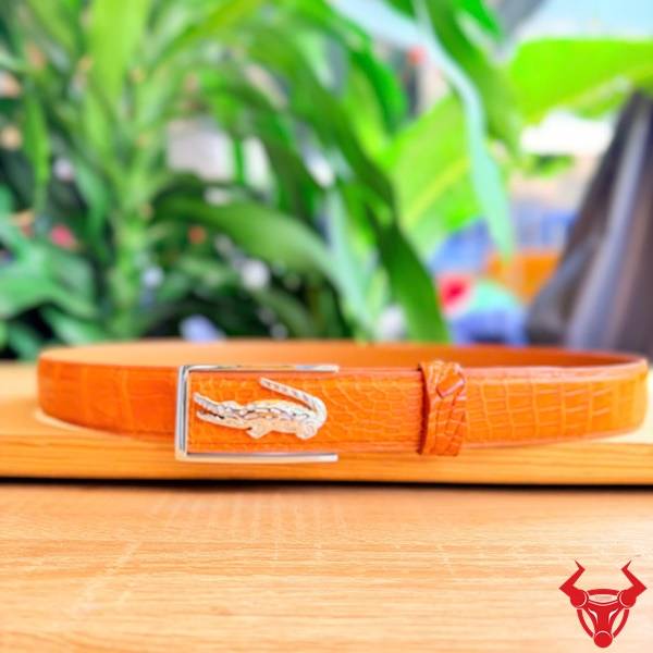 Thắt lưng da cá sấu Thái Lan TSK122 tinh tế sang trọng