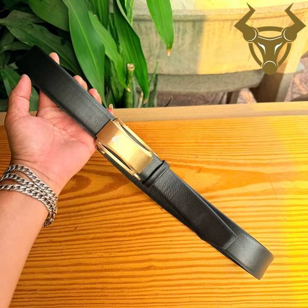 Thắt lưng nam da bò Nappa khóa tự động đẳng cấp cao cấp