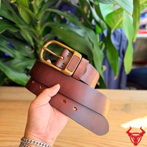 Thắt lưng nam TLK25 da bò nguyên tấm bền chắc