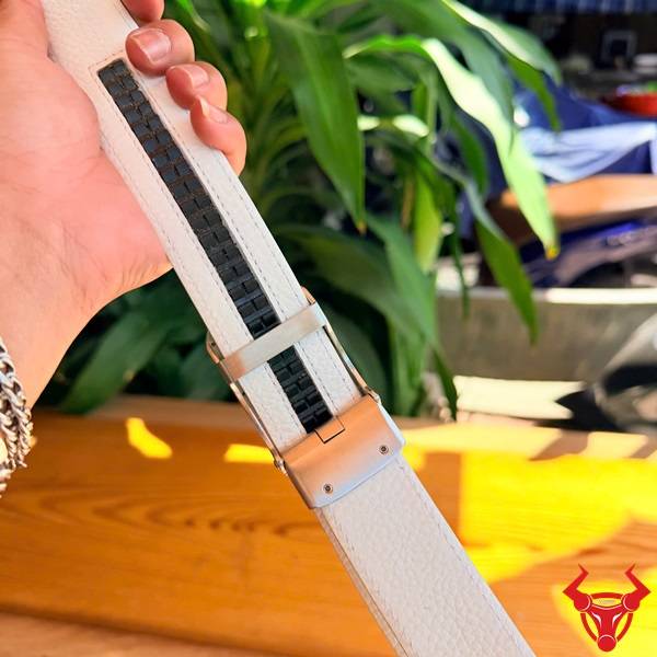 Thắt lưng nam cao cấp TLA16B2 da rắn hổ mang khóa K125 dễ sử dụng