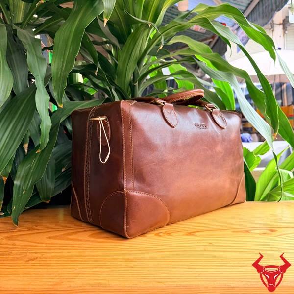 Túi trống da bò nam tính TT02