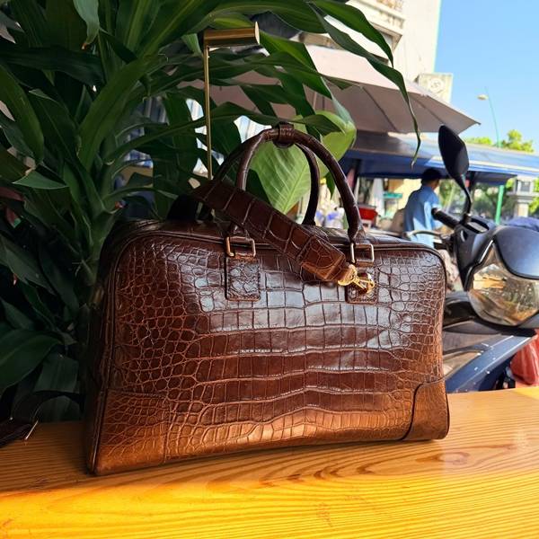Túi xách du lịch da cá sấu TYC02 sang trọng cho doanh nhân.