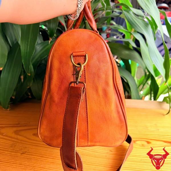 Túi trống da bò nam tính cao cấp