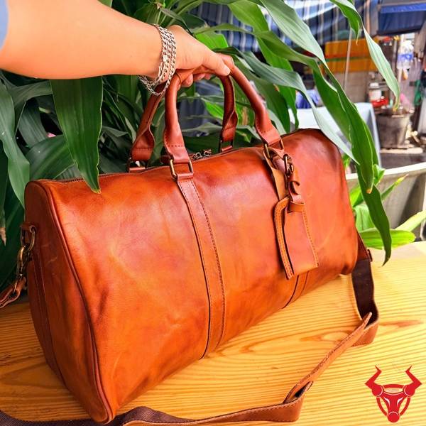 Túi trống da bò đa năng TT15