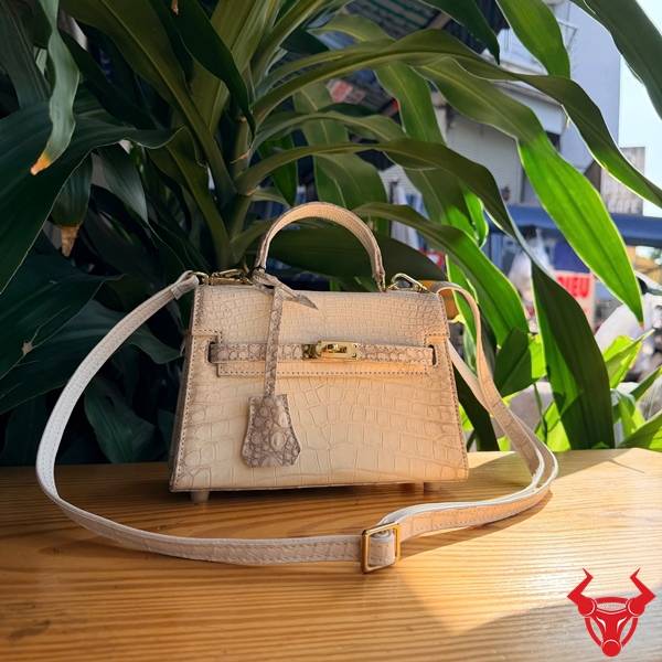 Túi Xách Nữ Da Cá Sấu TKLA8 Sang Trọng 22cm Túi xách da cá sấu TKLA8 22cm sang trọng