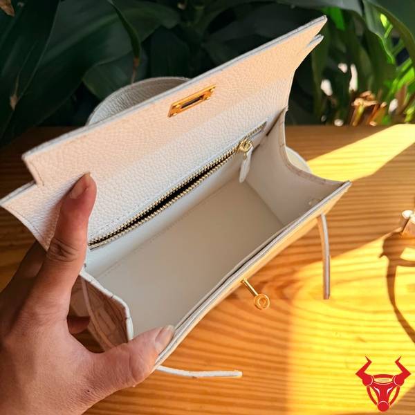 Túi Xách Da Cá Sấu Bạch Tạng TKLA8 Thiết Kế Tinh Tế Túi xách da cá sấu TKLA8 nhỏ gọn tinh tế