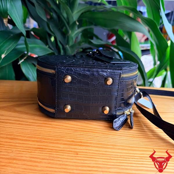 Túi Xách Nữ Da Cá Sấu TWBA4 Đen Sang Trọng Túi xách da cá sấu TWBA4 đen nữ tính