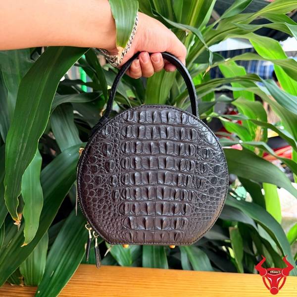 Túi Xách Da Cá Sấu TWBA4 Màu Đen Thời Trang Túi xách da cá sấu TWBA4 đẳng cấp