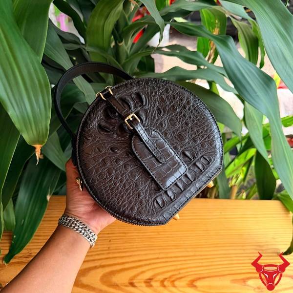Túi Xách Nữ Da Cá Sấu TWBA4 Đẳng Cấp Màu Đen Túi xách da cá sấu TWBA4 tinh tế sang trọng