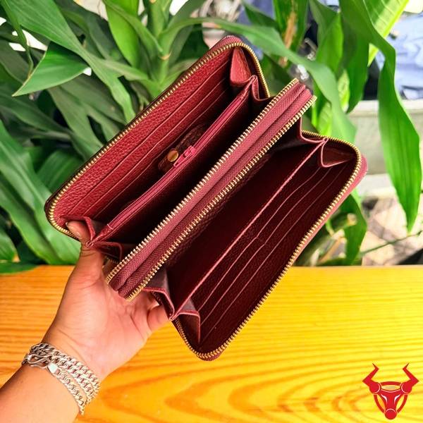 Ví cầm tay da cá sấu BEA8 phong cách thời trang