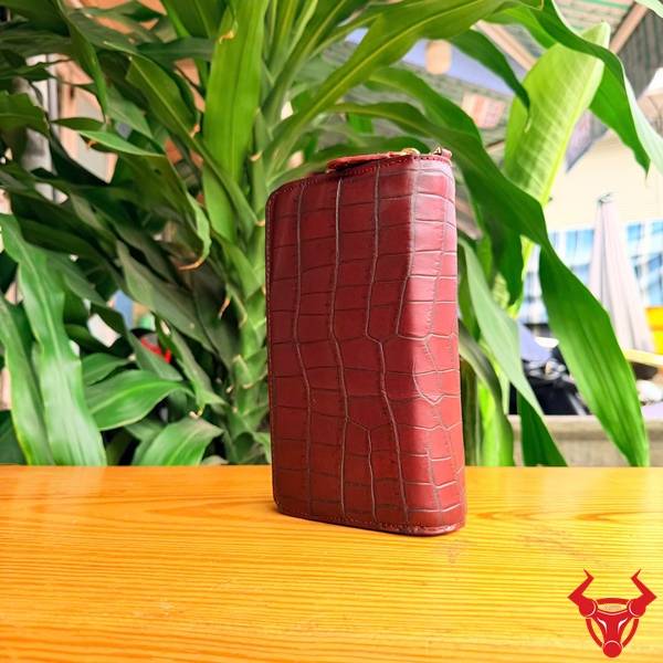 Ví cầm tay da cá sấu BEA8 sang trọng tiện dụng