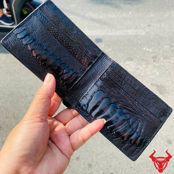 Ví mini da chân đà điểu VGAD1 phong cách cá tính