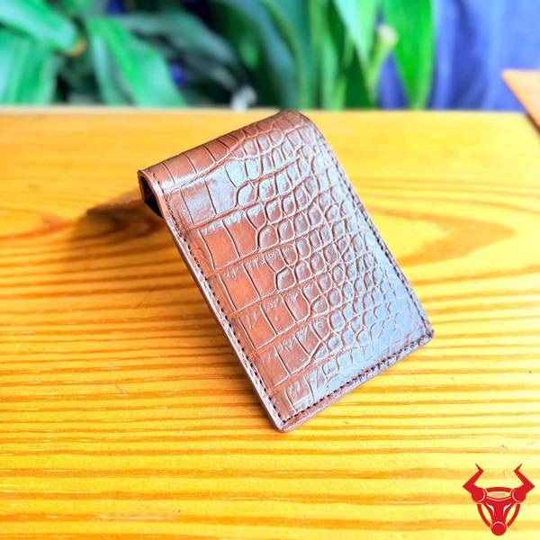Ví nam da cá sấu VCAA8 form ngang nhỏ gọn sang trọng