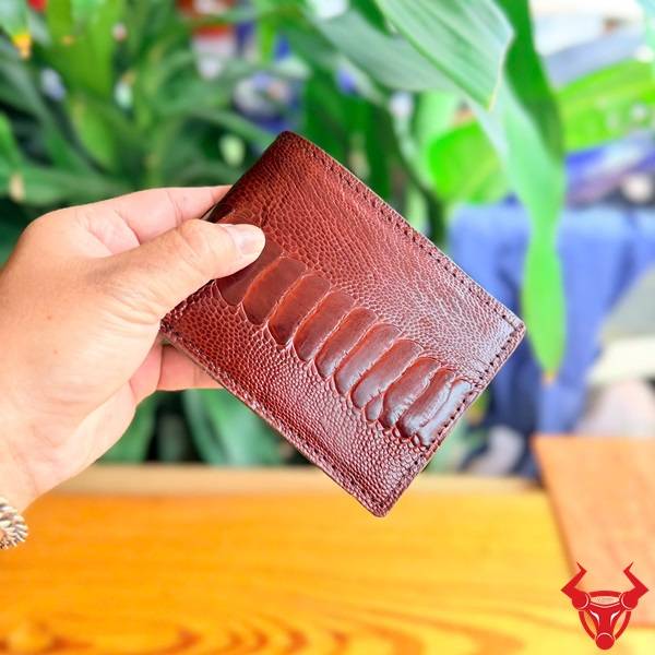 Ví nam form ngang VCAD1 da chân đà điểu tinh tế