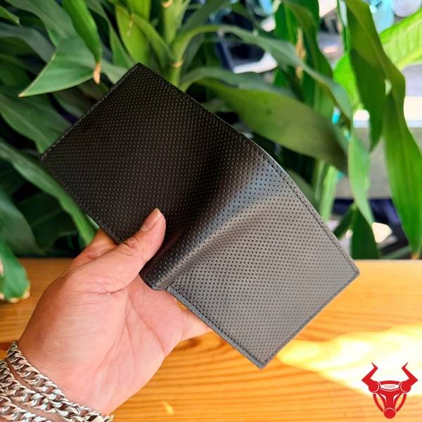 Ví nam da bò bền đẹp sử dụng lâu dài VDB84 Ví nam da bò bền đẹp VDB84 màu đen