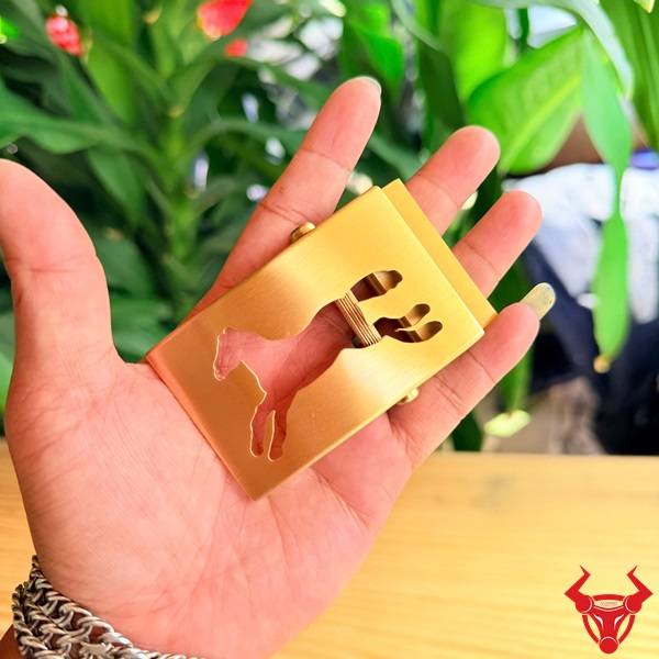 Mặt khóa đồng thắt lưng nam 4cm K4 bền đẹp chống gỉ sang trọng
