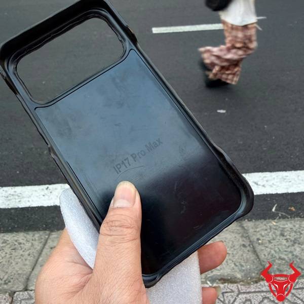 Ốp da cá sấu 8 gù ELAA4 iPhone 17 Pro Max full viền cao cấp chống trầy