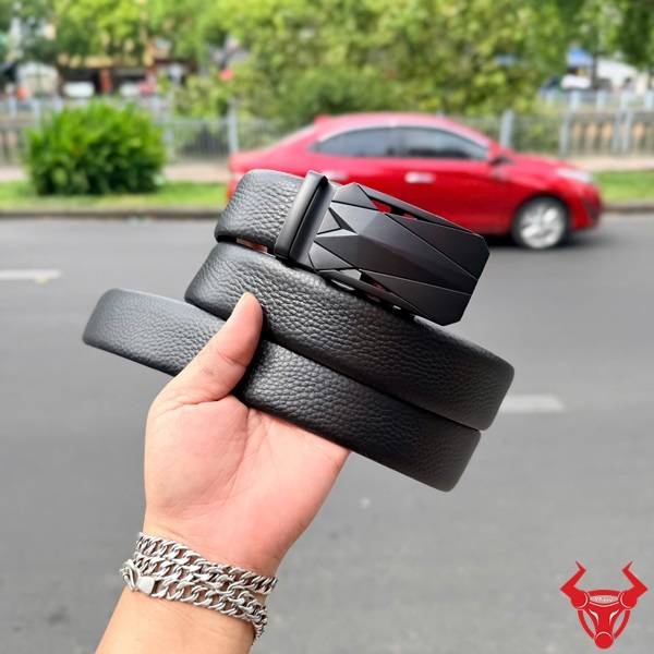 thắt lưng nam khóa ray tiện lợi dễ điều chỉnh