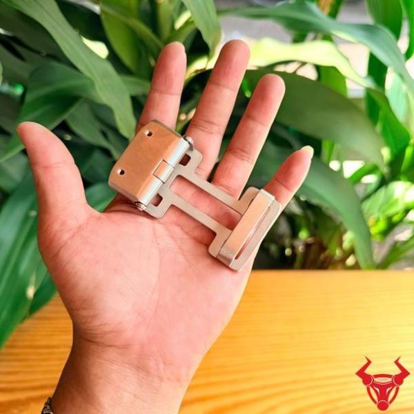 Mặt khóa inox K106 dành cho dây lưng nam bản 3.5cm.