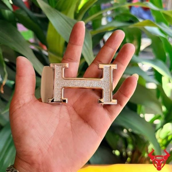 Mặt khóa thắt lưng thép bản 3.5cm K103 ray trượt sang trọng dành cho nam.