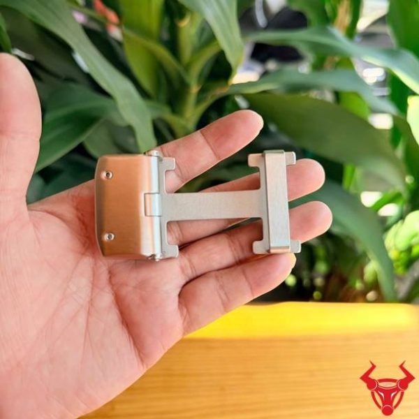 Khóa thắt lưng thép K103 dành cho dây nịt bản rộng 3.5cm.