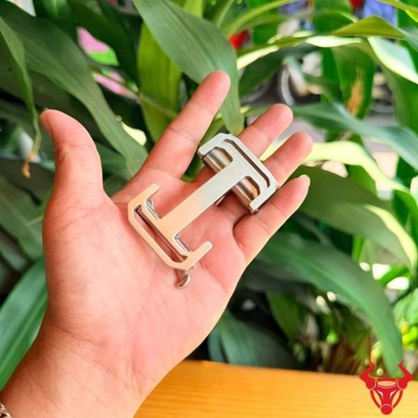 Mặt khóa dây nịt nam K70-B ray trượt tự động thời trang.
